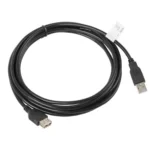 Lanberg USB 2.0 Cable USB-A male - USB-A female Μαύρο 3m (CA-USBE-10CC-0030-BK)