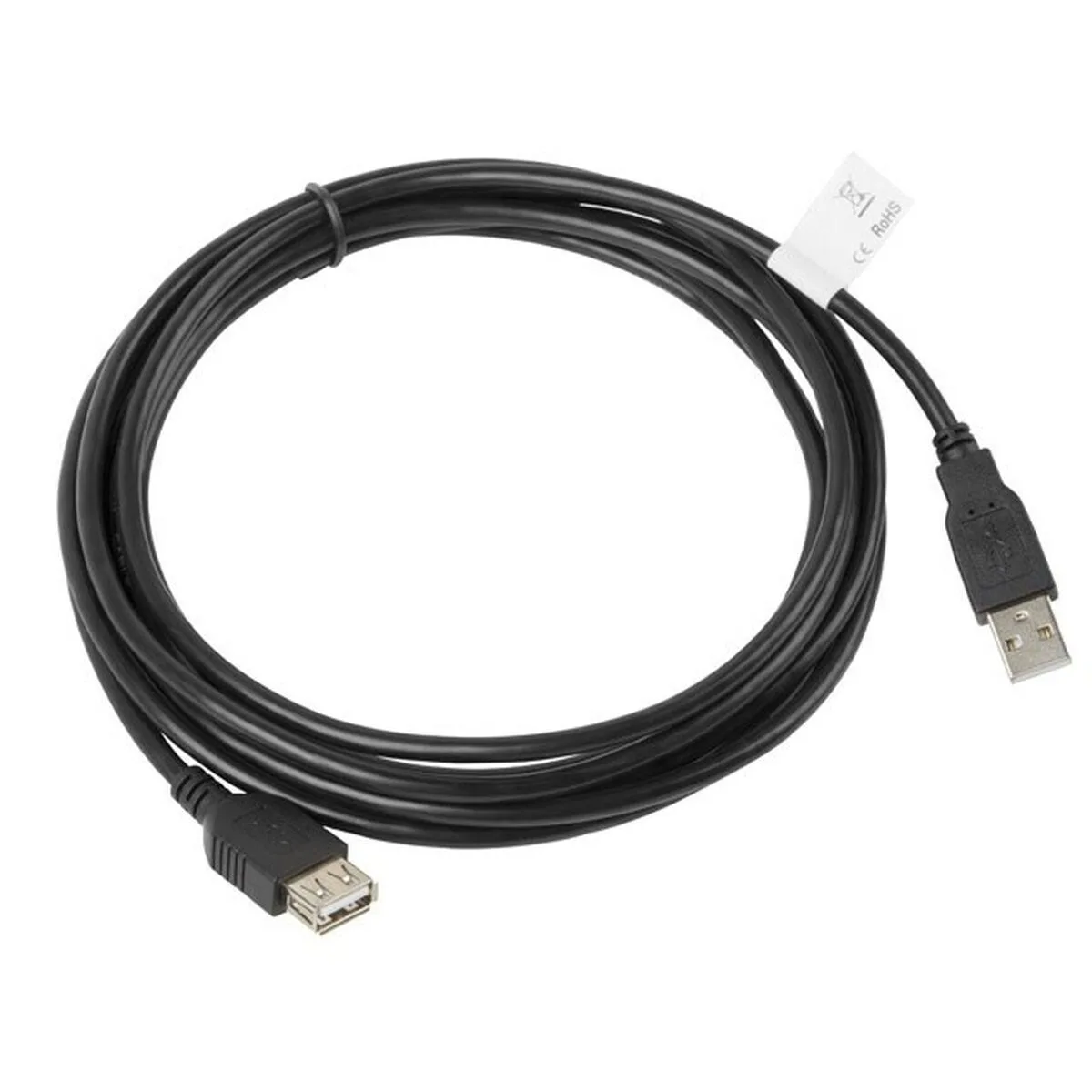 20241002142020_lanberg_usb_2_0_cable_usb_a_male_usb_a_female_mayro_3m_ca_usbe_10cc_0030_bk.jpeg Lanberg USB 2.0 Cable USB-A male - USB-A female Μαύρο 3m (CA-USBE-10CC-0030-BK) - Image 1