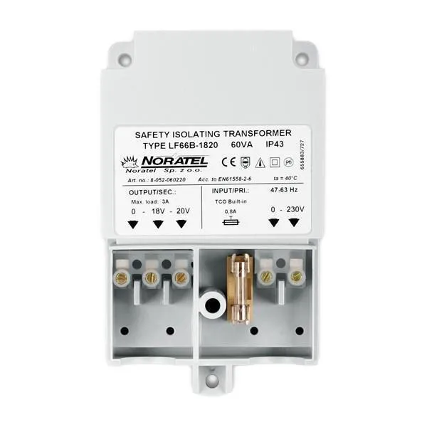 20241004131136_satel_230v_18v_dc_60va_inverter_tr60va.jpeg Satel 230V/18V DC 60VA Inverter Ισχύος TR60VA - Image 1