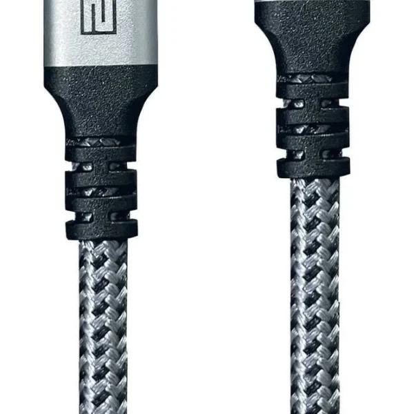 2GO USB 2.0 Cable USB-C male - USB-C 100W PD Ασημί 1.2m
