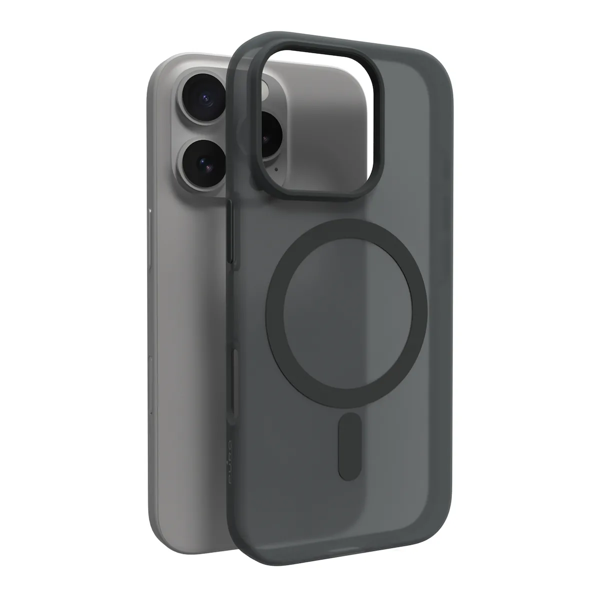 Puro Daylight Magsafe Silicone Case Iphone 16 Pro Black 8018417485398 - Image 1