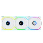 Lian Li UNIFAN SL Wireless LCD Case Fan 120mm (1900rpm / 58.08cfm) με RGB Φωτισμό 3τμχ Λευκό
