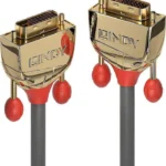 Lindy Cable DVI-D male - DVI-D male 2m Μαύρο (36202)