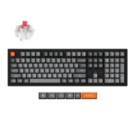 Keychron K10 Max QMK K10M-H1 Ασύρματο Gaming Μηχανικό Πληκτρολόγιο με Keychron Super Red διακόπτες και RGB φωτισμό (Αγγλικό US)