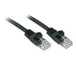 Lindy U/UTP Cat.6 (Gigabit) Καλώδιο Δικτύου Ethernet 3m Μαύρο 48194