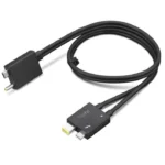 Lenovo Thunderbolt Cable 24 Pin Usb-c Slim Tip Black 24 Pin Usb-c/power Dc Jack 0.7 M