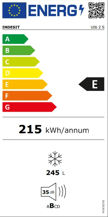 20241209132958_8f4ff302.jpeg Indesit UI6 2 S Όρθιος Καταψύκτης 245lt - Image 1