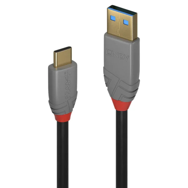 Lindy USB 2.0 Cable USB-C male - USB-C 100W PD Μαύρο 2m 36913