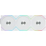 Lian Li UNI FAN TL Wireless Reverse Blade Case Fan 120mm (200rpm / 83.4cfm) με ARGB Φωτισμό και Σύνδεση 4-Pin PWM 3τμχ Λευκό