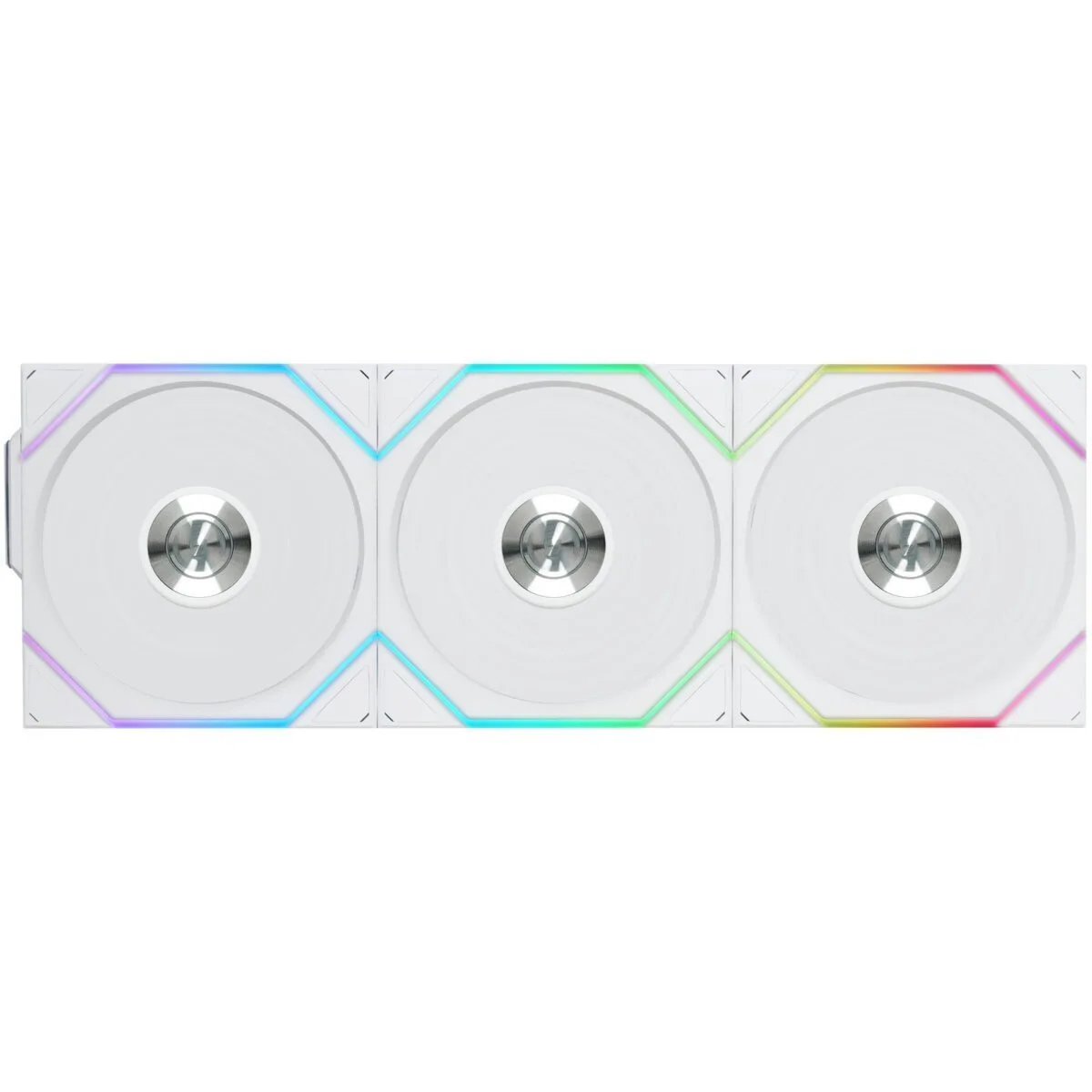 20241224095823_lian_li_uni_fan_tl_case_fan_120mm_me_argb_fotismo_kai_syndesi_4_pin_pwm_3tmch.jpeg Lian Li UNI FAN TL Wireless Reverse Blade Case Fan 120mm (200rpm / 83.4cfm) με ARGB Φωτισμό και Σύνδεση 4-Pin PWM 3τμχ Λευκό - Image 1