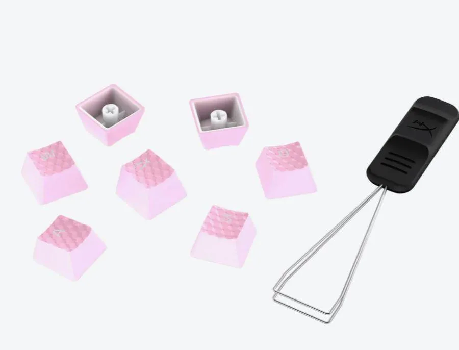20250107162124_hyperx_rubber_keycap_set_us_pink_519u0aa.jpeg HyperX Rubber Keycap Set US Keycap Pink 519U0AA 519U0AA - Image 1