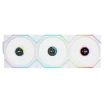 Lian Li UNI FAN TL Wireless LCD Reverse Blade Case Fan 120mm (1900rpm / 54.3cfm) με ARGB Φωτισμό 3τμχ Λευκό