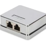 Αξεσουάρ Δικτύου Digitus Surface-mounted Box Consolidation Cat6a 2xkeystone Shielded