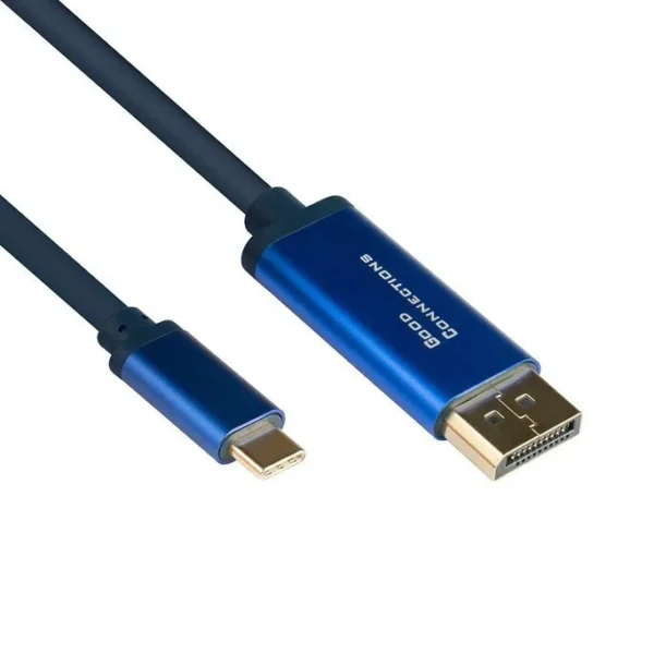 Good Connections USB 2.0 Cable USB-C male - DisplayPort Μπλε 1.5m