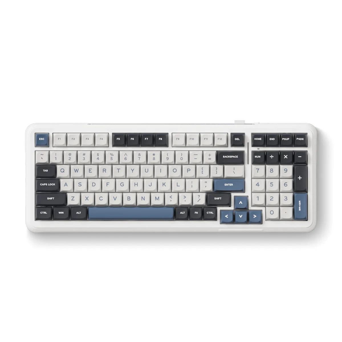 MCHOSE K99 Ασύρματο Gaming Μηχανικό Πληκτρολόγιο με KTT Hyacinth διακόπτες και RGB φωτισμό (Αγγλικό US) Λευκό - Image 1