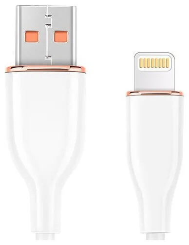 20250205104121_gembird_usb_a_to_lightning_cable_leyko_1_5m.jpeg Gembird USB-A to Lightning Cable Λευκό 1.5m - Image 1