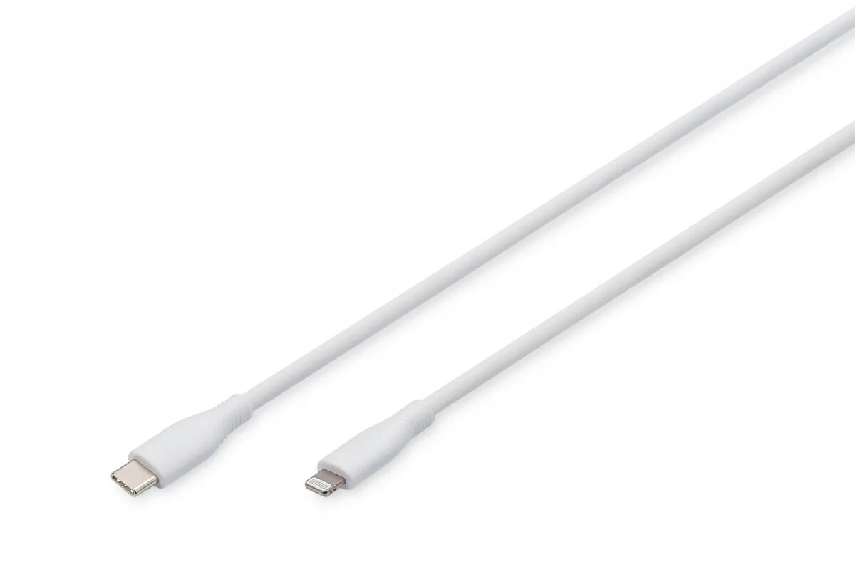 20250205140602_digitus_usb_c_to_lightning_cable_60w_leyko_1m_ak_600110_010_w.jpeg Digitus USB-C to Lightning Cable 60W Λευκό 1m AK-600110-010-W - Image 1