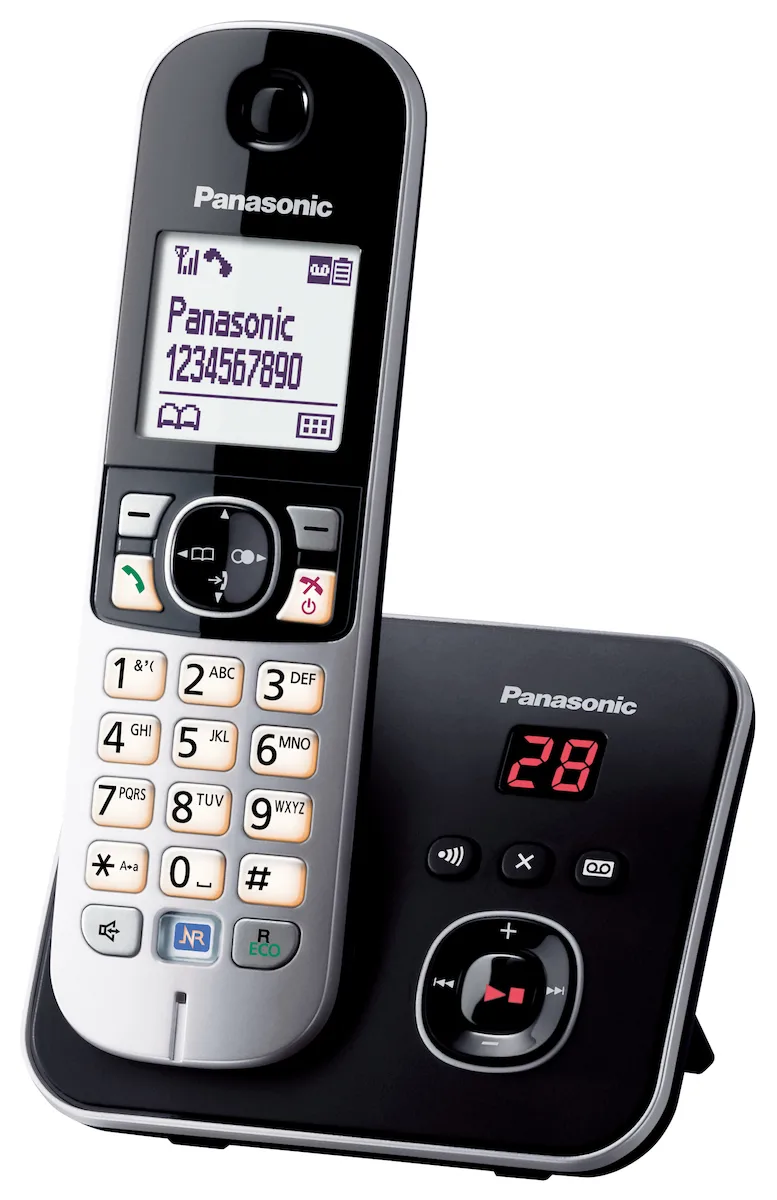20250211171154_panasonic_kx_tg6821gb_asyrmato_tilefono_mayro.jpeg Panasonic KX-TG6821GB Ασύρματο Τηλέφωνο Μαύρο - Image 1