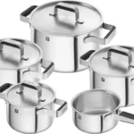 Zwilling J.A. Henckels Pure Cookware Σετ Κατσαρόλες από Ανοξείδωτο Ατσάλι 9τμχ