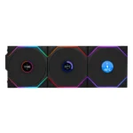Lian Li UNI FAN TL Wireless LCD Reverse Blade Case Fan 120mm (1900rpm / 54.3cfm) με ARGB Φωτισμό 3τμχ