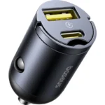 Baseus Φορτιστής Αυτοκινήτου Tiny Star Mini 30W με Θύρες: 1xUSB 1xType-C Μαύρος C00035001121-02