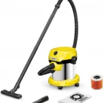 Karcher WD 2 Plus S V-15/4/18/C Σκούπα Υγρών / Στερεών με Ανοξείδωτο Κάδο 15lt