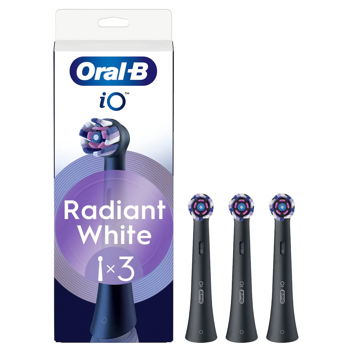 20250310170346_oral_b_antallaktikes_kefales_gia_ilektriki_odontovourtsa_3tmch.jpeg Oral-B iO Radiant White Ανταλλακτικές Κεφαλές για Ηλεκτρική Οδοντόβουρτσα Black 3τμχ - Image 1