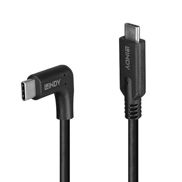 Lindy USB 2.0 Cable USB-C male - USB-C 60W PD Μαύρο 0.5m 32017