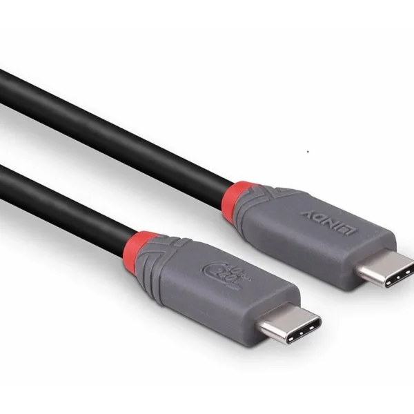 Lindy USB 2.0 Cable USB-C male - USB-C 240W PD Μαύρο 1.5m 36957