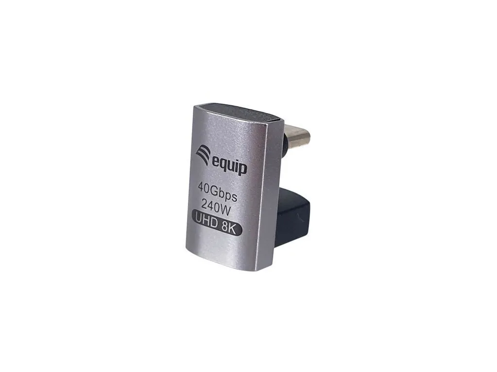 Equip Μετατροπέας USB-C male σε USB-C female Γκρι 1τμχ 133477 - Image 1