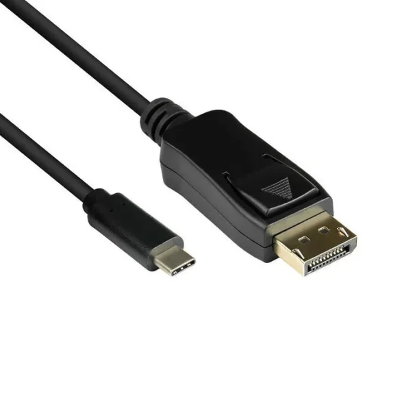 Good Connections USB 2.0 Cable USB-C male - DisplayPort 60W PD Μαύρο 5m GC-M0108
