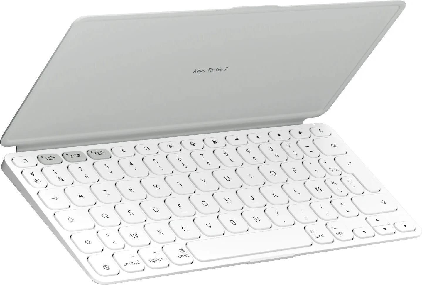 Logitech Keys To Go 2 Ασύρματο Πληκτρολόγιο Αγγλικό US Λευκό - Image 1