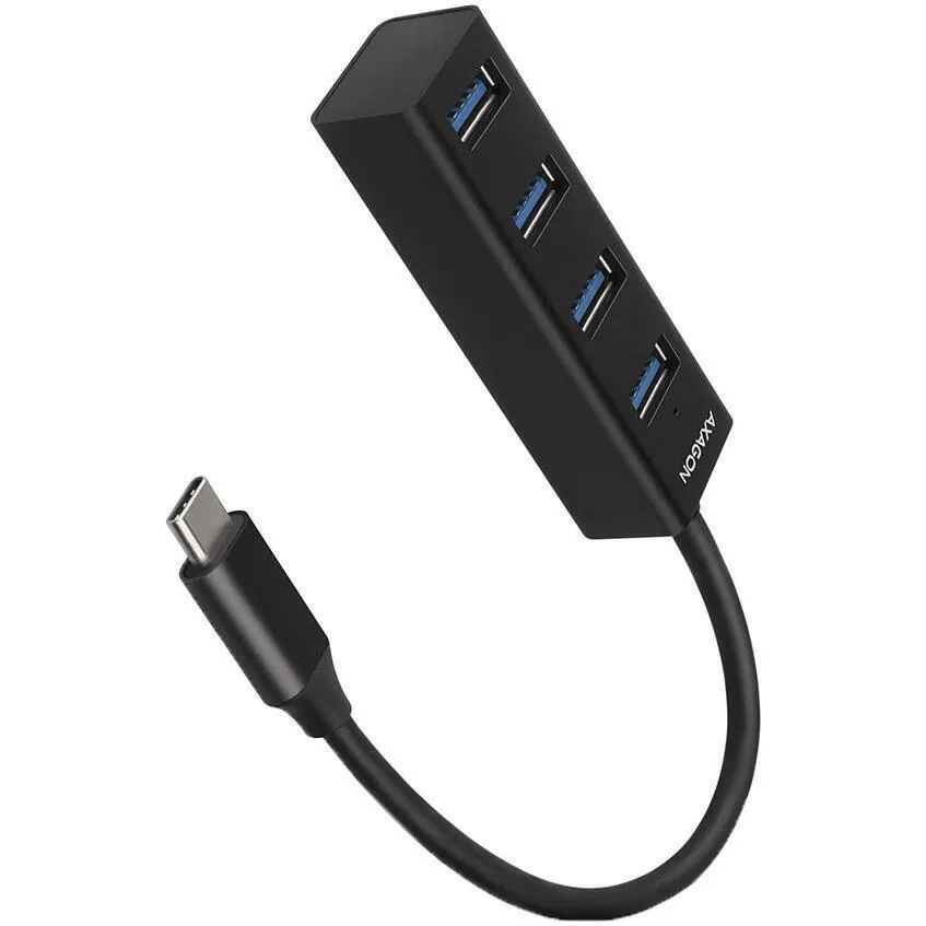 Axagon Hub 4 Θυρών USB 3.2 με σύνδεση USB-C HUE-M1C - Image 1
