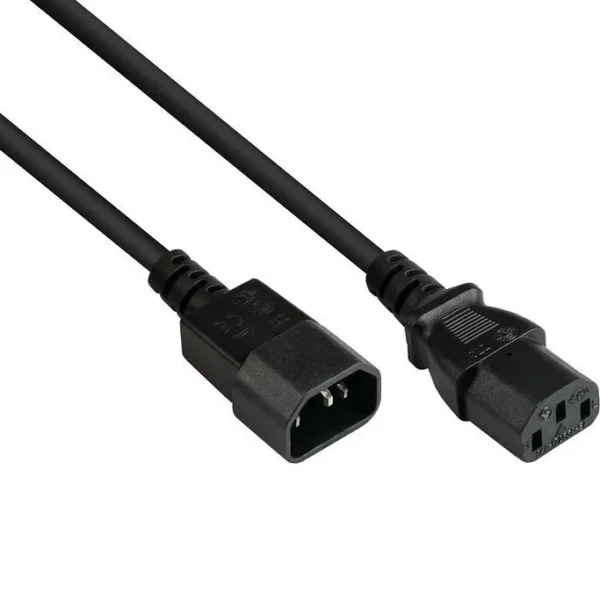 3M IEC C14 - IEC C13 Cable 3m Μαύρο P1430-S030
