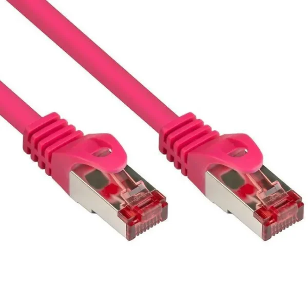 Alcasa S/FTP Cat.6 (Gigabit) Καλώδιο Δικτύου Ethernet 1.5m Μωβ