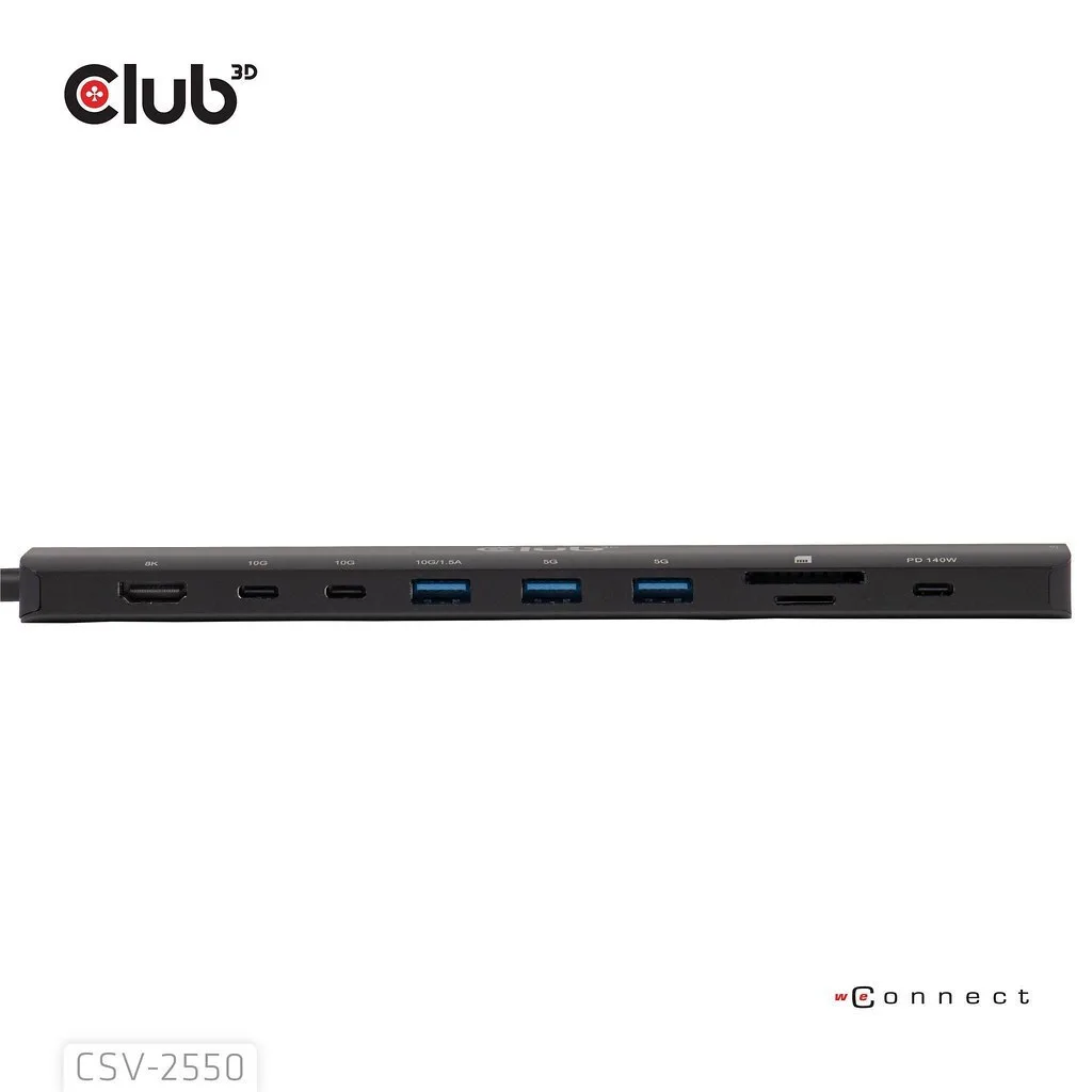 20250528130826_d35c418b.jpeg Club3D USB-C Docking Station με HDMI 4K PD Ethernet Μαύρο (CSV-2550) - Image 1