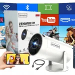 Zenwire 360 R1 Projector LCD HD Λάμπας LED με Wi-Fi