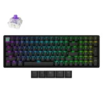 Keychron K4 HE K4H-J1 Ασύρματο Ηall Effect Gaming Πληκτρολόγιο 96% με Magnetic διακόπτες και RGB φωτισμό (Αγγλικό US)