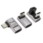 Equip Μετατροπέας USB-C male σε USB-C female Γκρι 1τμχ 133478