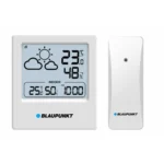 Blaupunkt WS10WH Ασύρματος Μετεωρολογικός Σταθμός Ψηφιακός Επιτραπέζιος Λευκός