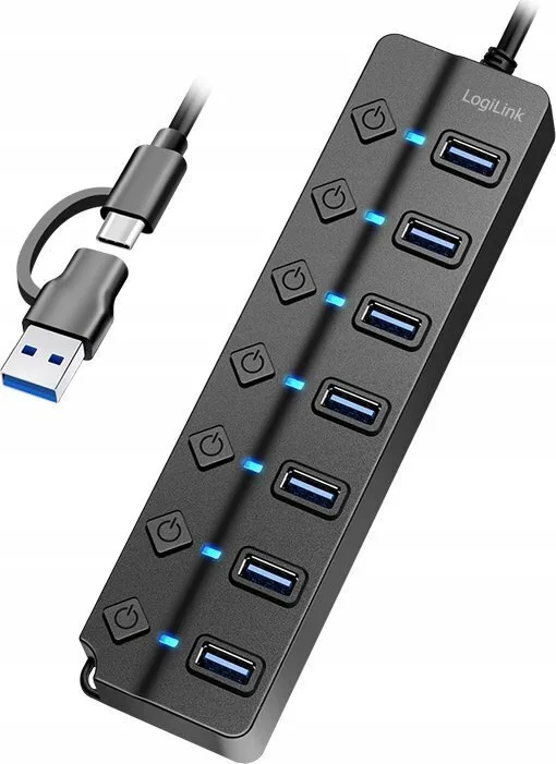 LogiLink Hub 7 Θυρών USB 3.2 με σύνδεση USB-A - Image 1