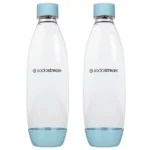 Sodastream Fresh Blue Bottles Twin Pack Dishwasher Safe