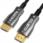 Claroc HDMI 2.1 Ultra High Speed 48Gbps 4K 120Hz HDR VRR Cable HDMI male - HDMI male 15m Μαύρο