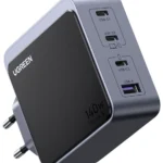 Ugreen Φορτιστής Χωρίς Καλώδιο GaN με Θύρα USB-A και 3 Θύρες USB-C 140W Power Delivery Γκρι (X570)