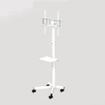 Gembird TVS-55T-03-W Βάση Τηλεόρασης Δαπέδου έως 55" Λευκό