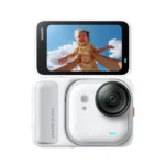 Insta360 GO Ultra Action Camera 4K Ultra HD Υποβρύχια Creator Bundle με Οθόνη Αφής 2.5" και Wi-Fi Arctic White