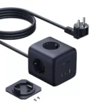 Baseus Πολύπριζο 3 Θέσεων με USB-A, USB-C και Καλώδιο 1.5m E00082100123-00