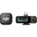 DJI Mic 3 (1 TX + 1 RX) Ασύρματο Δυναμικό Μικρόφωνο Πέτου, Ζώνης Δημοσιογραφικό