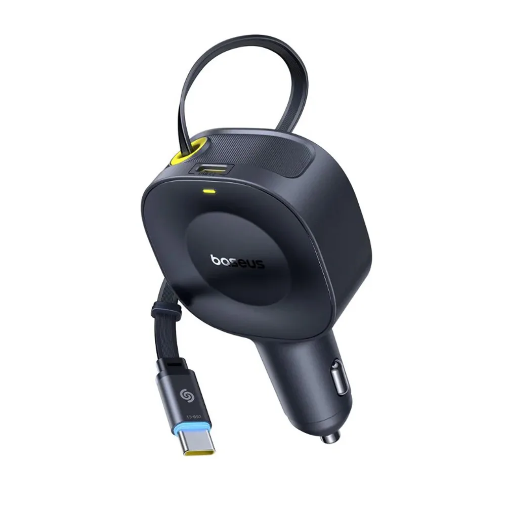 Baseus Car Charger Primetrip Vr2 Φορτιστής Αυτοκινήτου 30W με μία Θύρα: 1xType-C μαζί με Καλώδιο Type-C Μαύρο Χρώμα C0206400 - Image 1