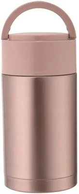 20250903110105_maestro_docheio_fagitou_inox_thermos_roz_1_1lt.jpeg Maestro Δοχείο Φαγητού Inox Θερμός Ροζ 1.1lt - Image 1